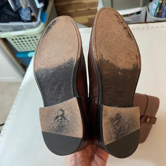 Frye Jayden Button Tall Riding Boots Brown Women Size 8 - Picture 13 of 15